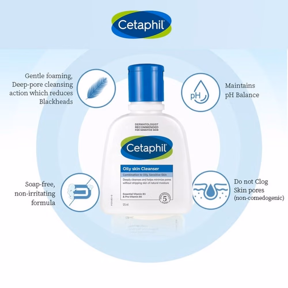 Cetaphil Oily Skin Cleanser 125 ml 5