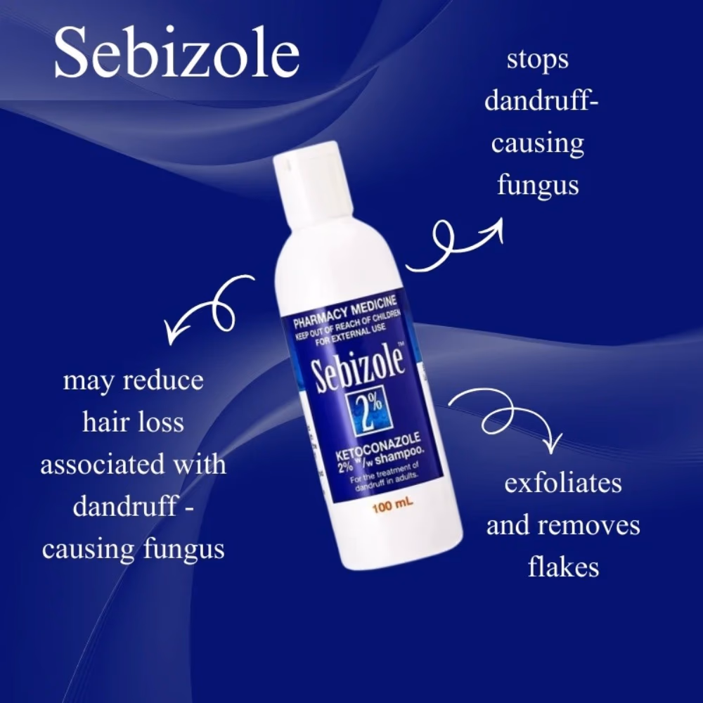 Sebizole 2% Anti-Dandruff Shampoo 100ml 2
