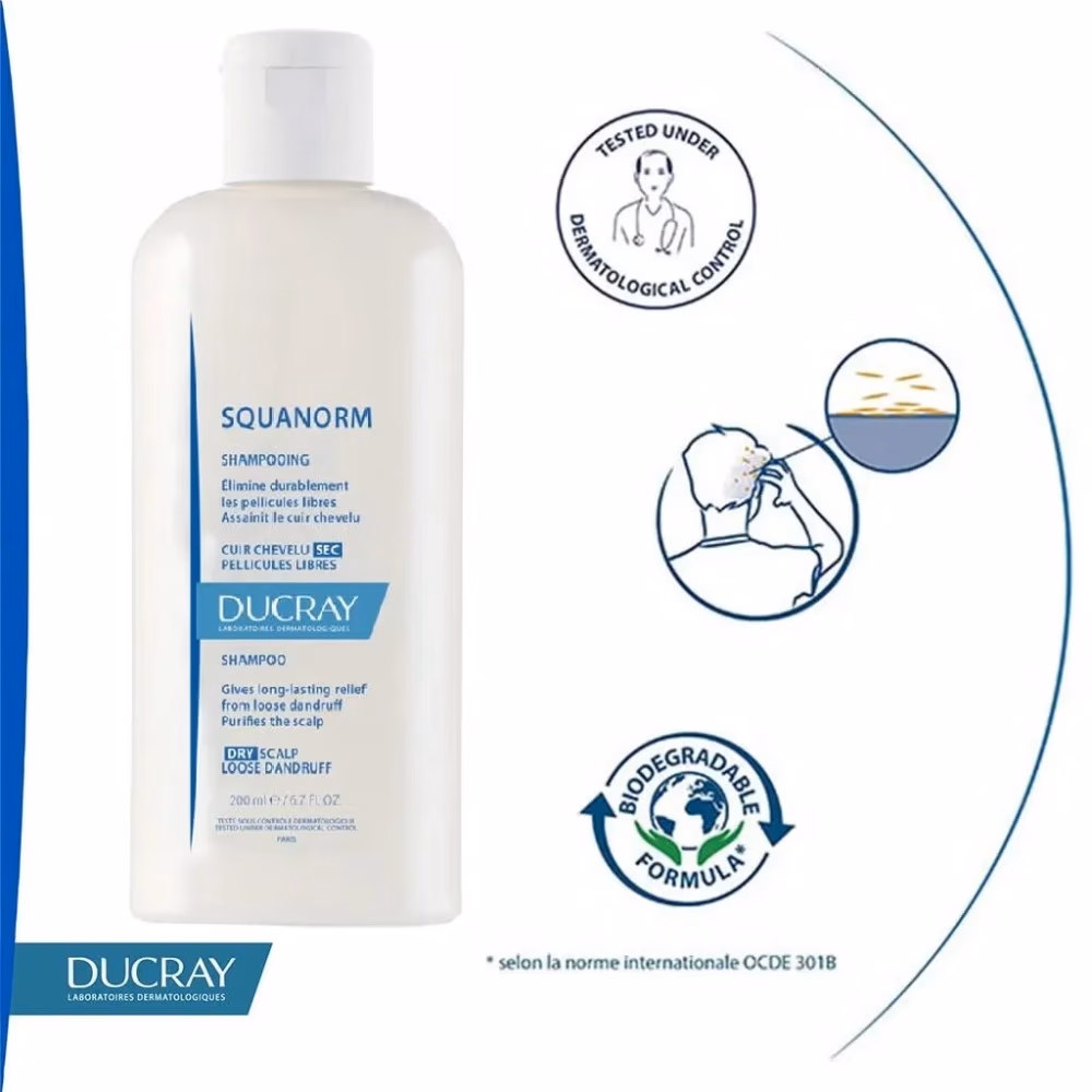 Ducray Squanorm Dry Shampoo 200ml 5