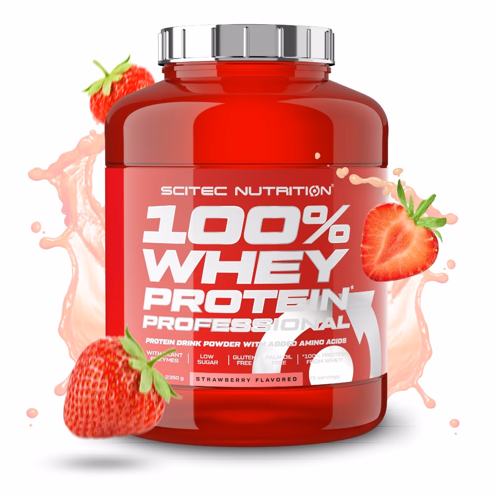 Scitec 100% Whey Strawberry 2350g 2