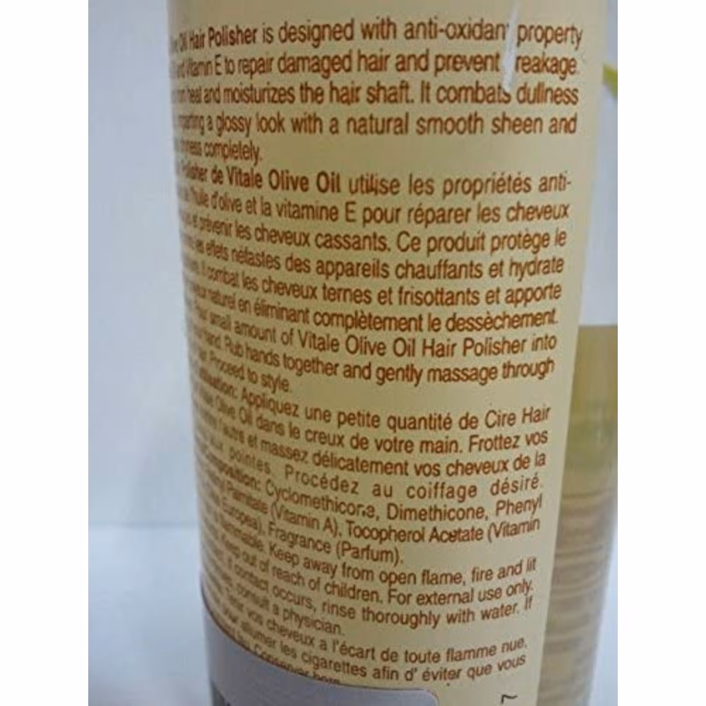 Vitale Olive Oil Hair Polisher 177ml 4