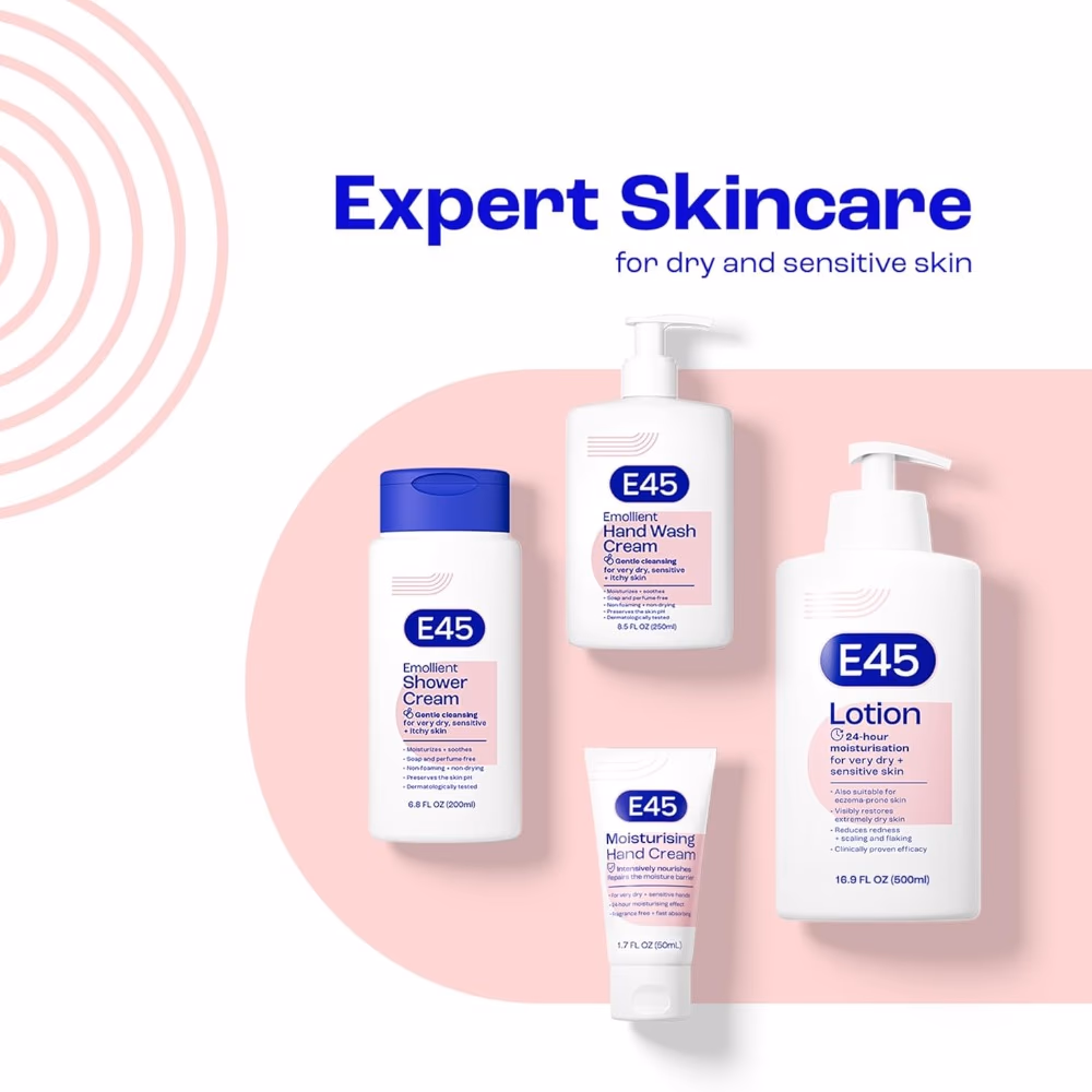 E45 Moist for Very Dry Sensitive Skin Lotion 500ml 5