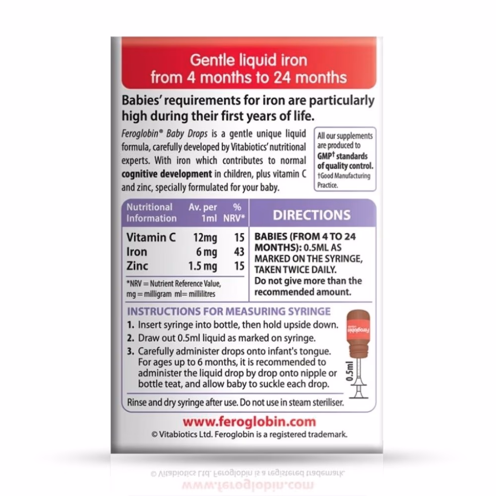 Feroglobin Baby Drops 30Ml 2
