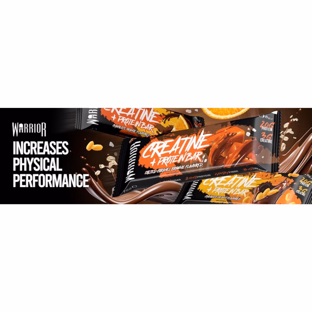Warrior Creatine Bar Salted Caramel Brownie 75g 4
