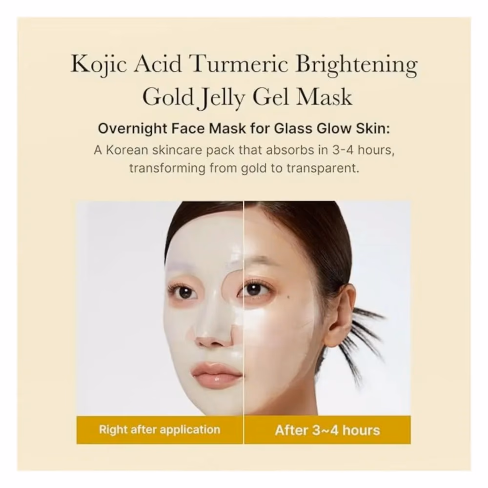 Medicube Kojic Acid Turmeric Bright Gel Mask- 4 Sheets 3