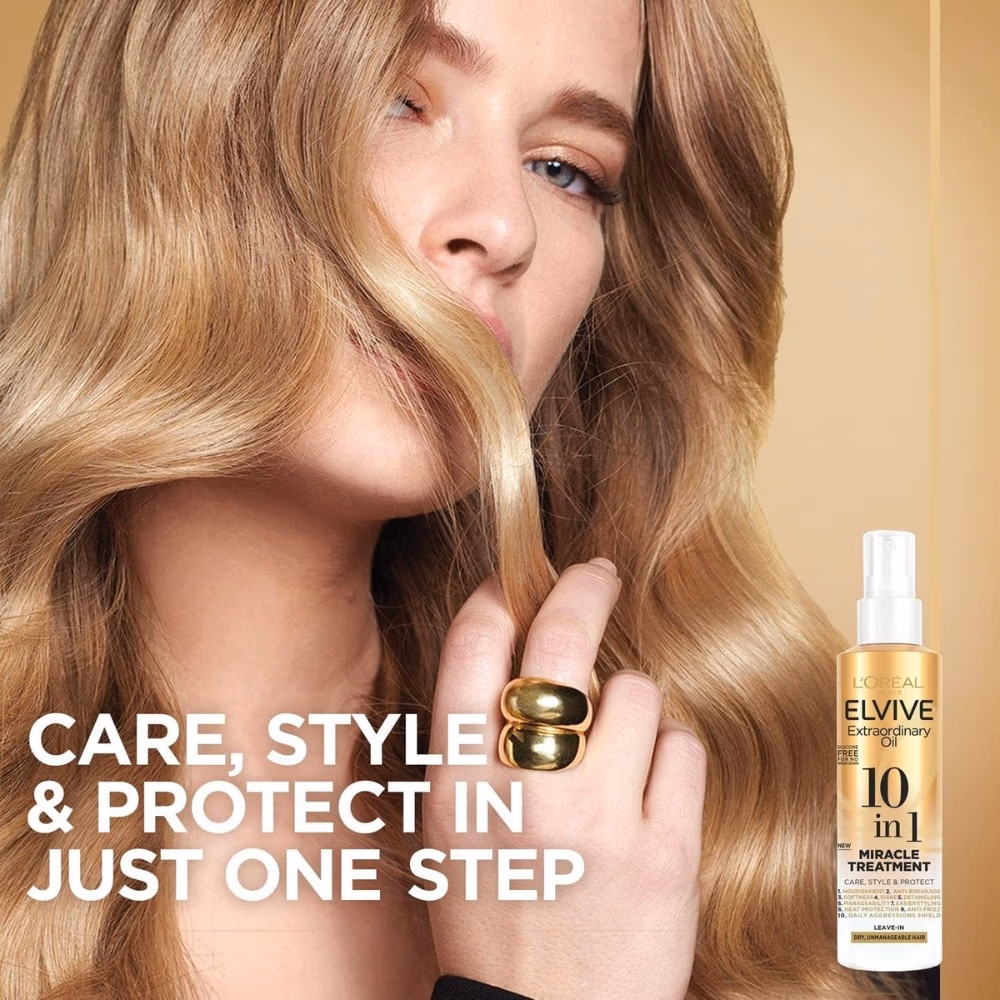 LOreal Elvive Extraordinary Oil 10-in-1 Leave-In Spray 150ml 2