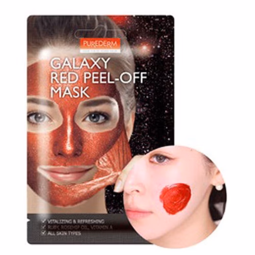 Purederm Galaxy Red Peel Off Mask 10g ADS-473 3