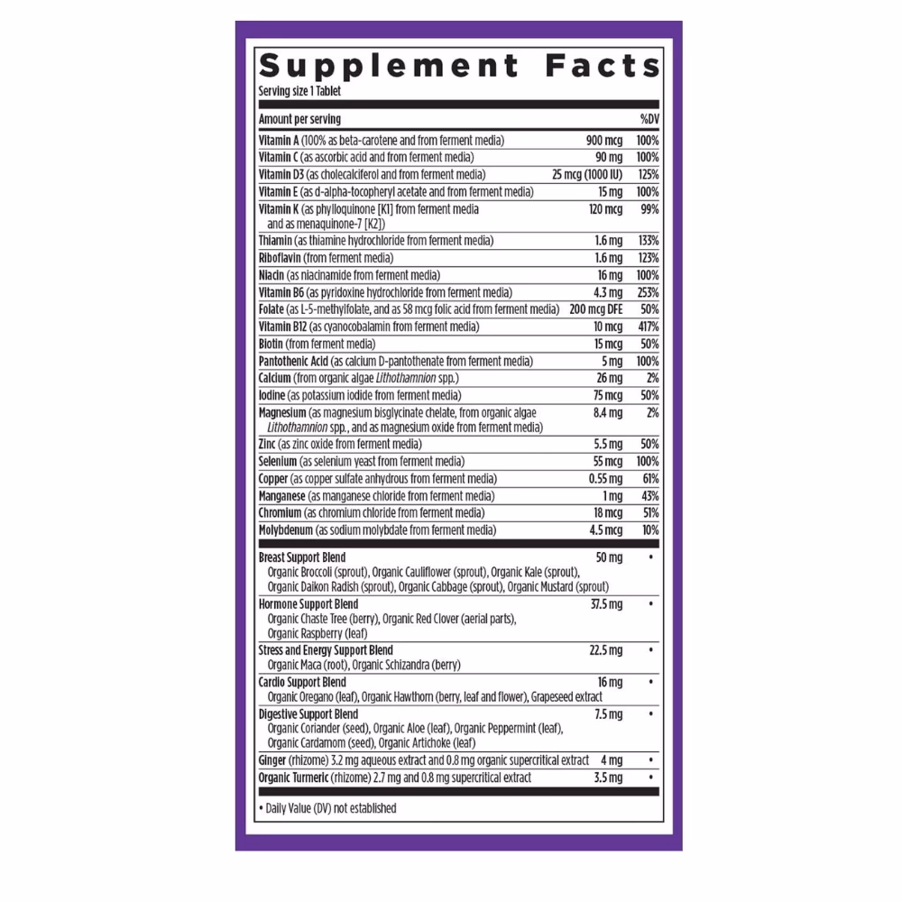 New Chapter Every Woman's One Daily Multivitamins 40+ (72 Tablets) 2