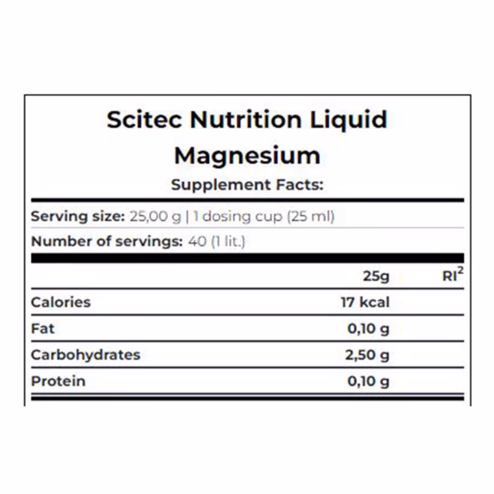 Scitec Nutrition Magnesium Liquid 1000ml Pineapple Orange 2