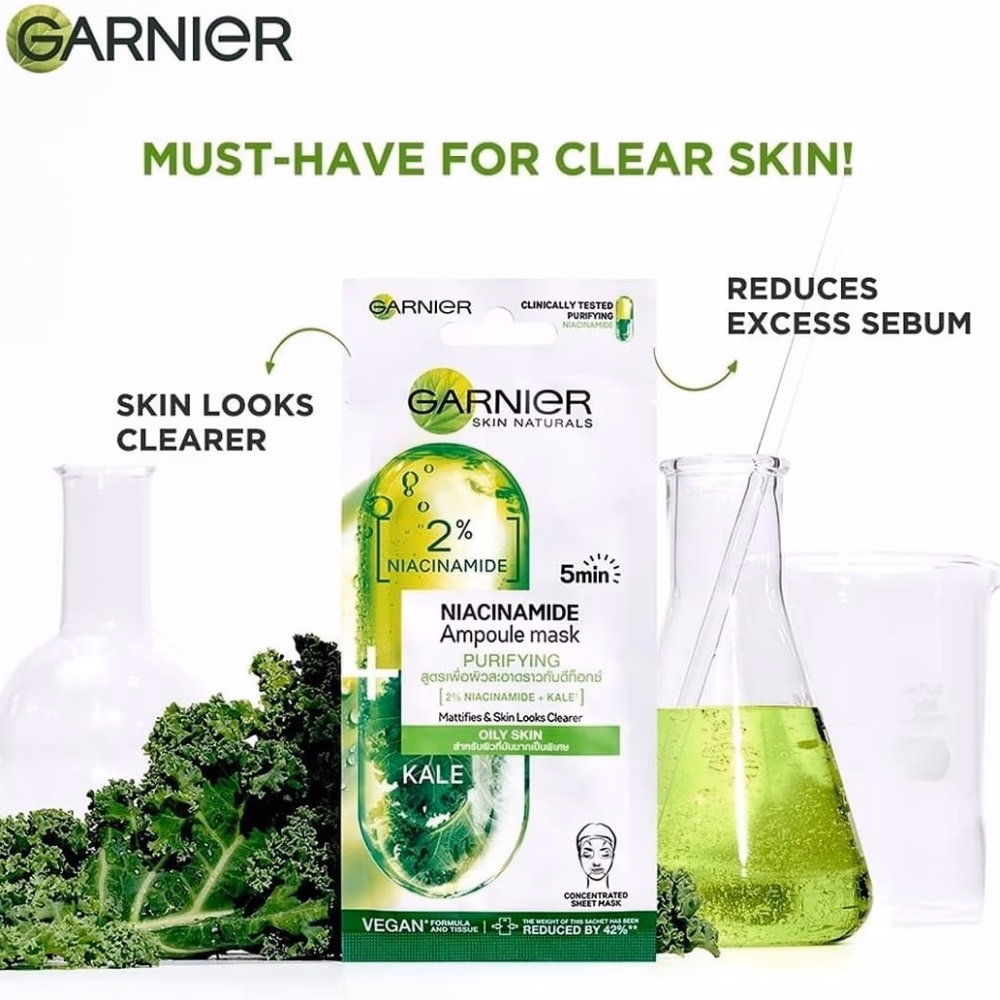 Garnier SkinActive Niacinamide Detox Sheet Mask 15ml 5