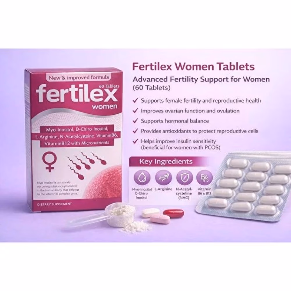 Fertilex Women Fertility Support Tablets Pack of 60s 3