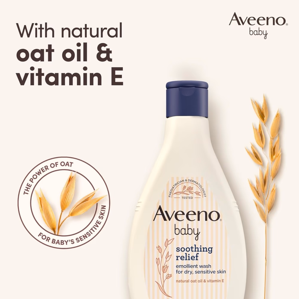 Aveeno Baby Soothing Relief Body Wash 250ml 4