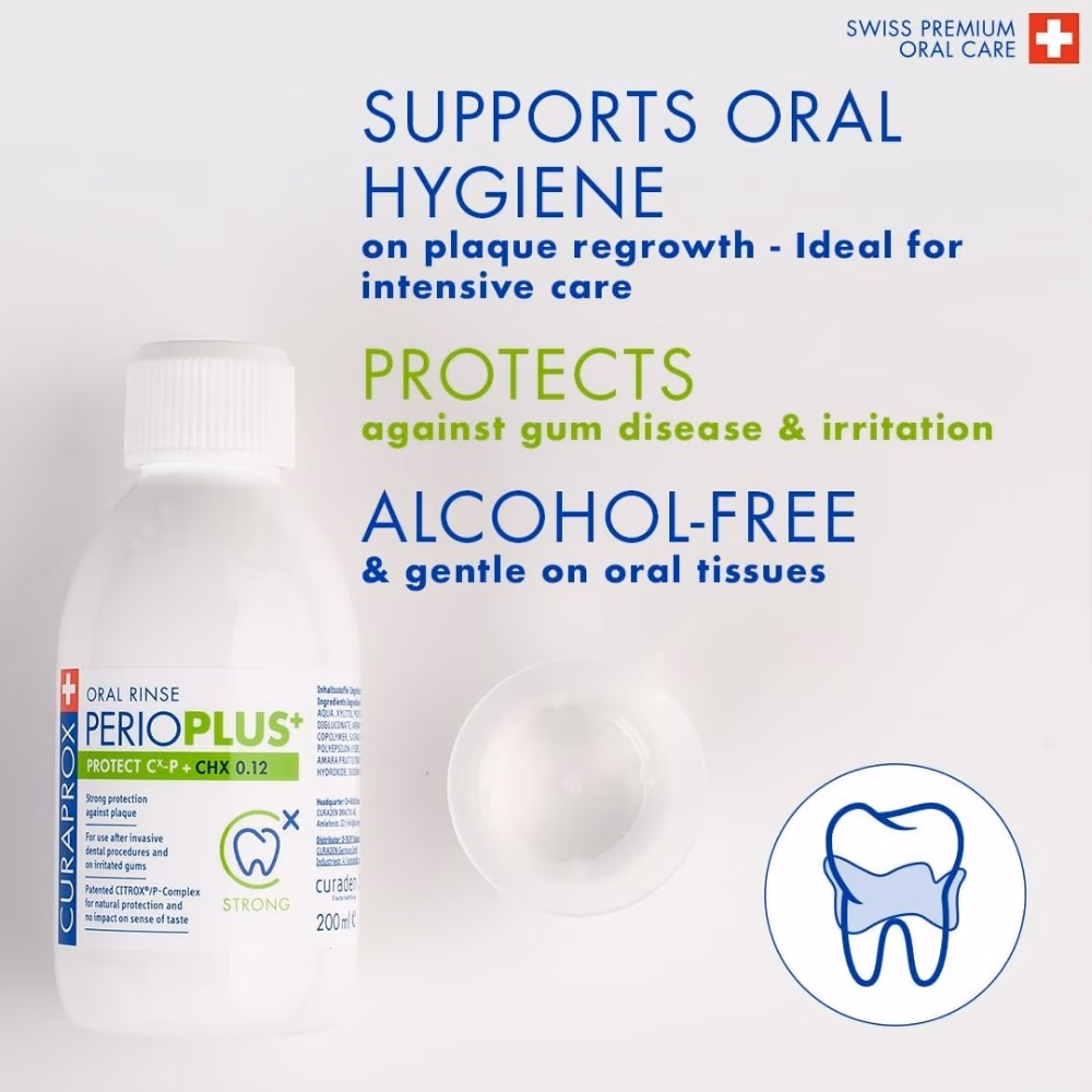 Curaprox Perio Plus Protect CHX 0.12% Mouthwash 200ml 3