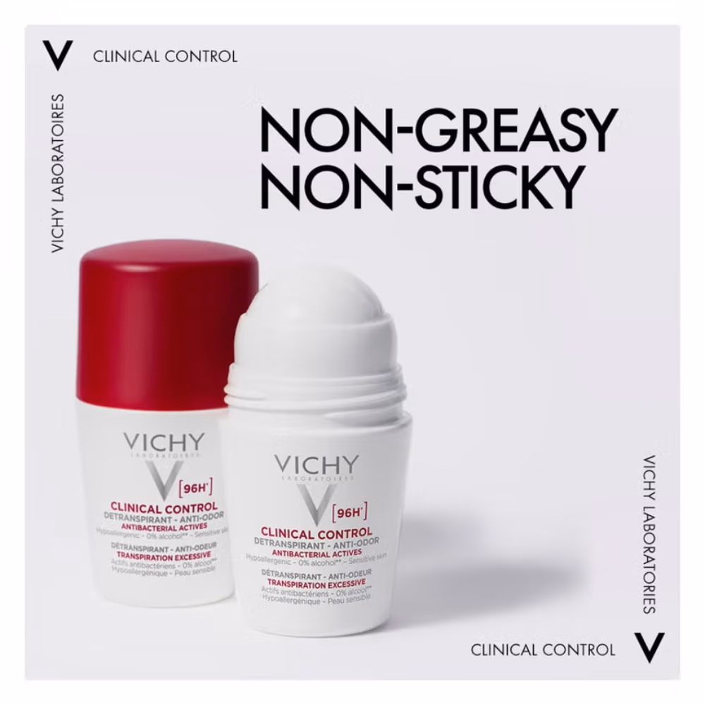 Vichy Clinical Control 96HR Deodorant Roll-on 50ml 2