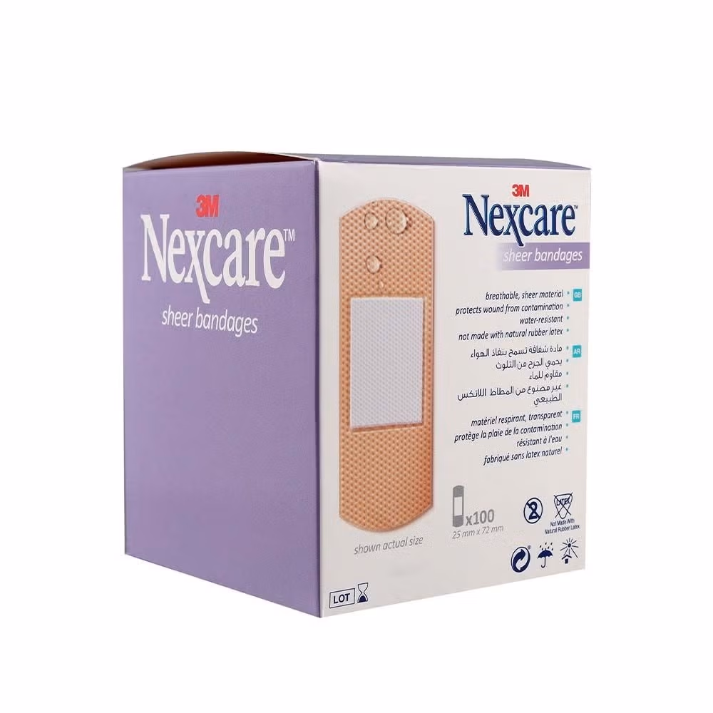 Nexcare Sheer Bandages 100s 3