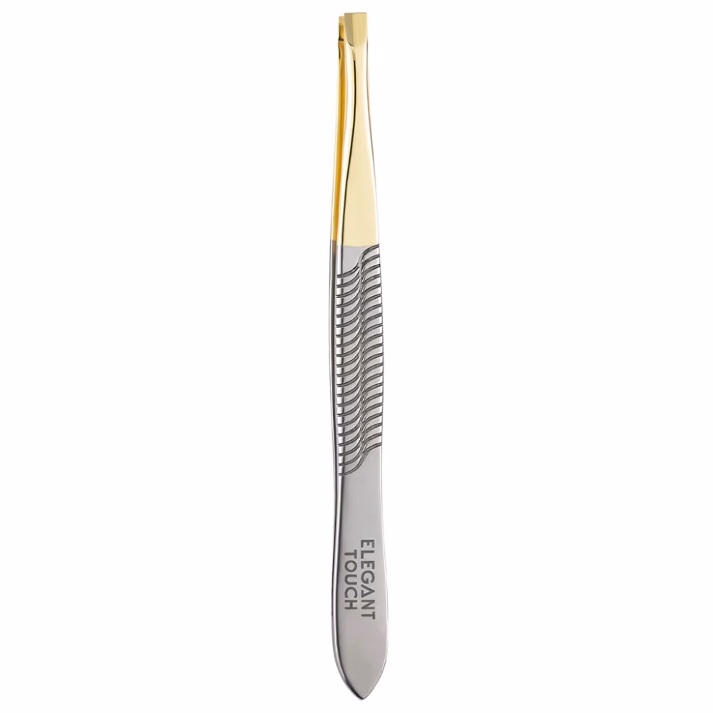 Elegant Touch Gold Tip Slanted Tweezer 3