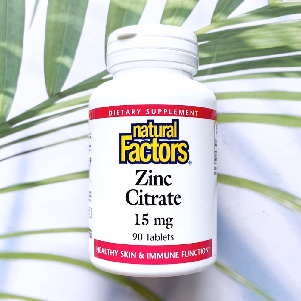 Natural Factors Zinc Citrate 15 mg 90 Tablets 4