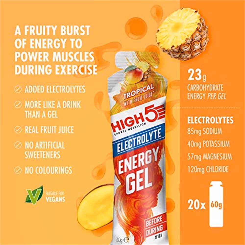 High5 Energy Gel Tropical 60g  5