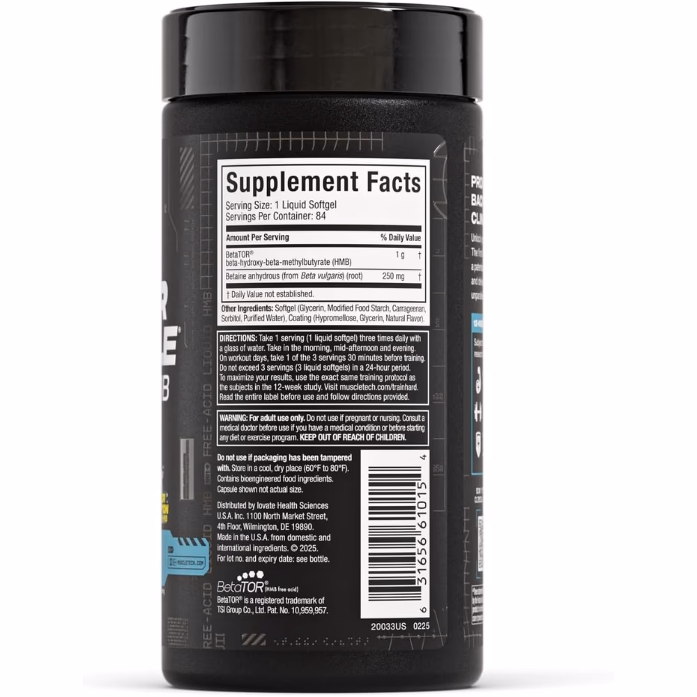 MuscleTech Clear Muscle Liquid HMP Softgels 84s 2