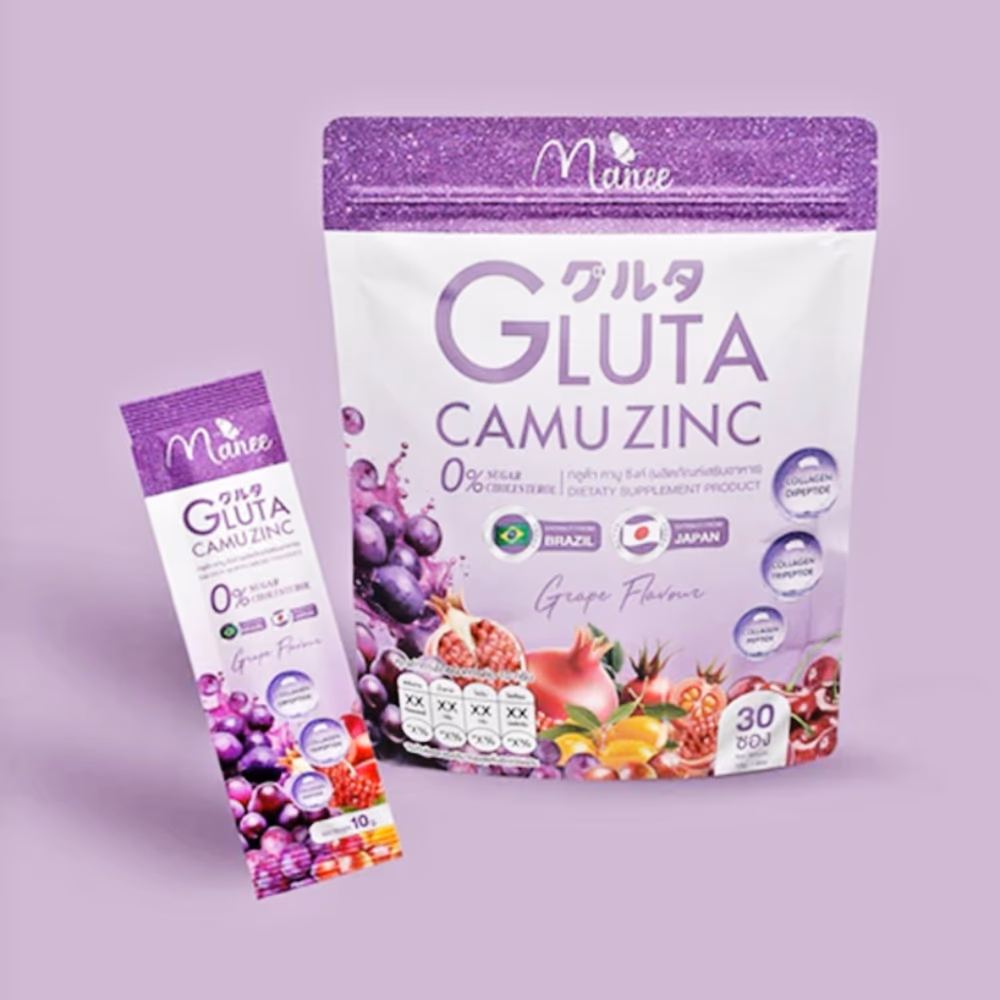 Manee Gluta Camu Zinc Grape 30s 2