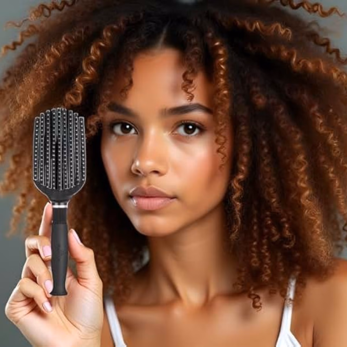 Brittny BR98177 Boar Bristle Soft Club Brush 4