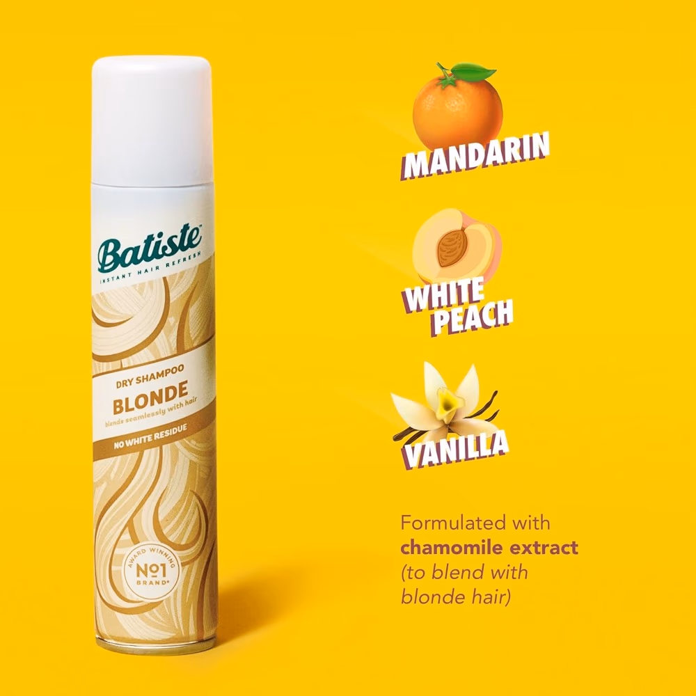 Batiste Dry Shampoo Brilliant Blonde 200ml 2
