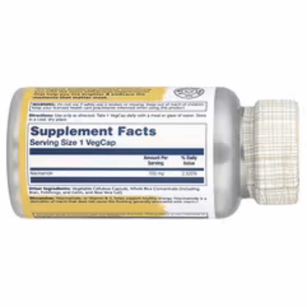 Solaray Niacin 500mg 100 Veg Caps 2