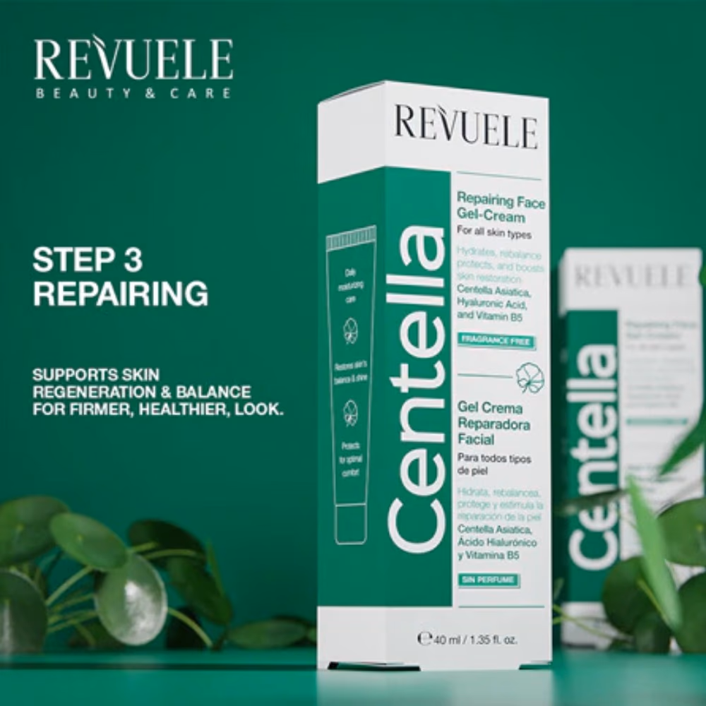 Revuele Centella 40ml Repairing Face Gel Cream  3