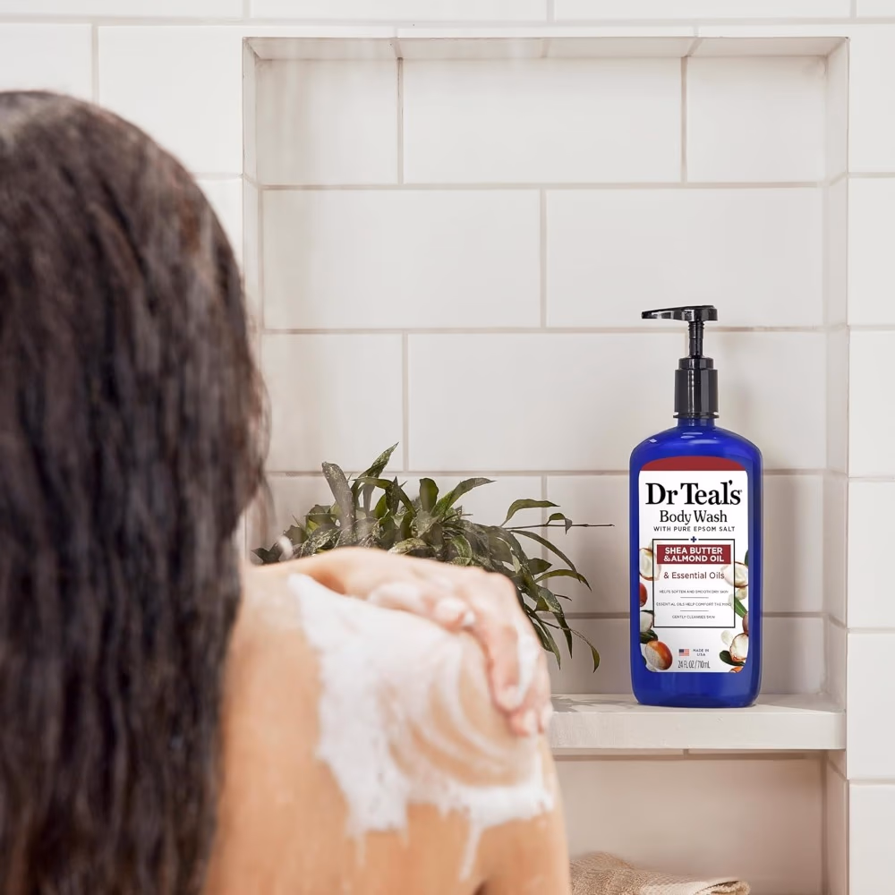 Dr Teal's Shea Butter & Almond Oil Body Wash 710ml 5