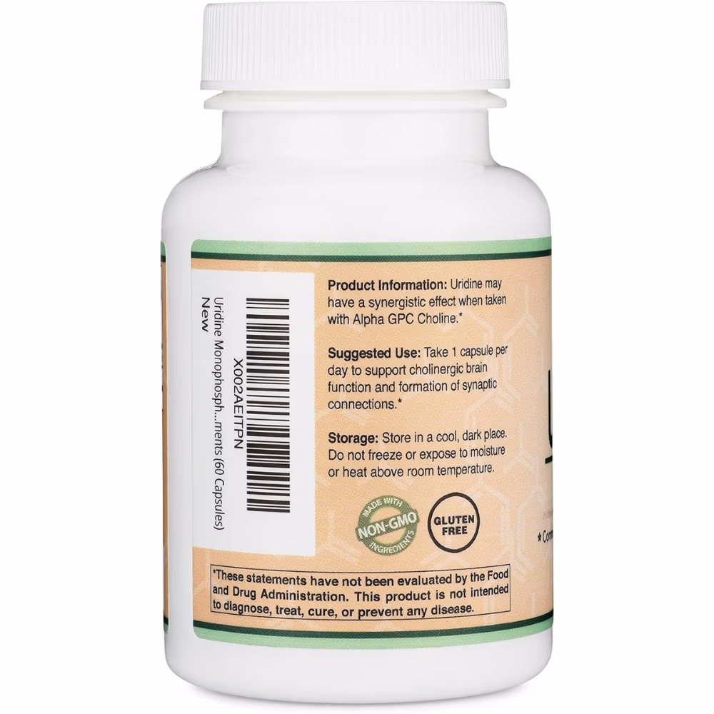 Double Wood Uridine 300 mg-60 Capsules  4