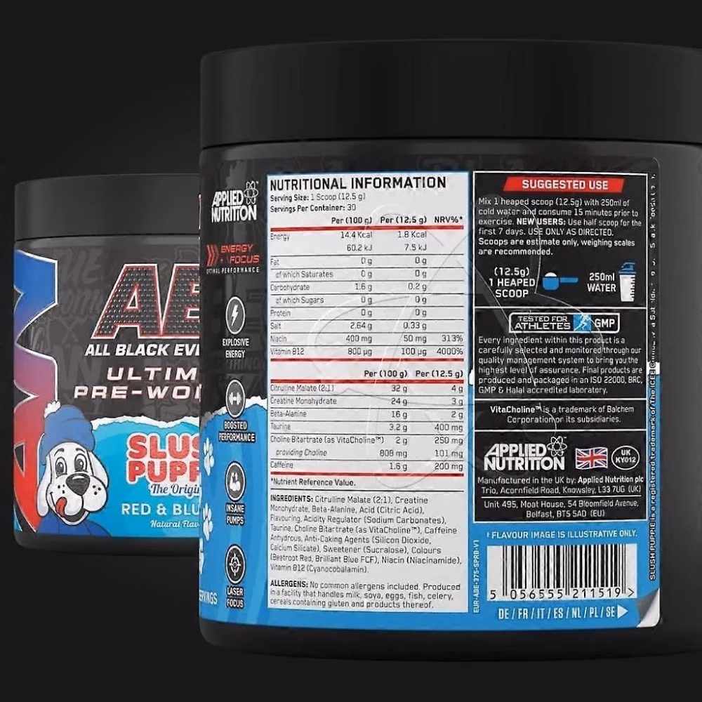 Applied Nutrition ABE Ultimate Pre-Workout Slush Puppie 375g 2