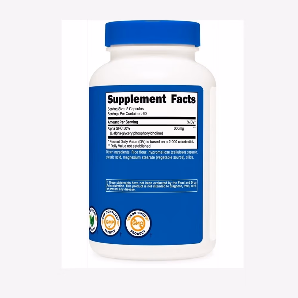 Nutricost Alpha GPC 600mg 120 Capsules 3