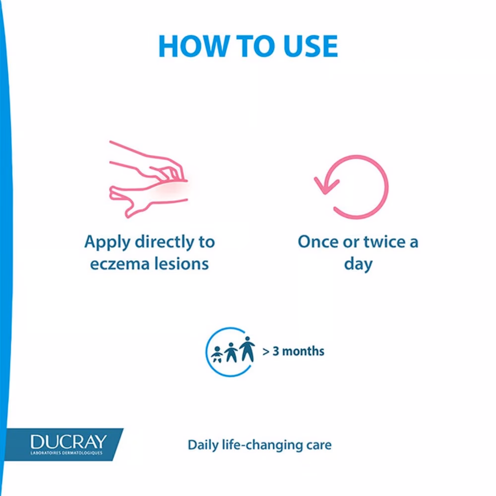 Ducray Dexyane Med Eczema Soothing Repair Cream 100ml - Relief for Dry, Itchy Eczema-Prone Skin 4