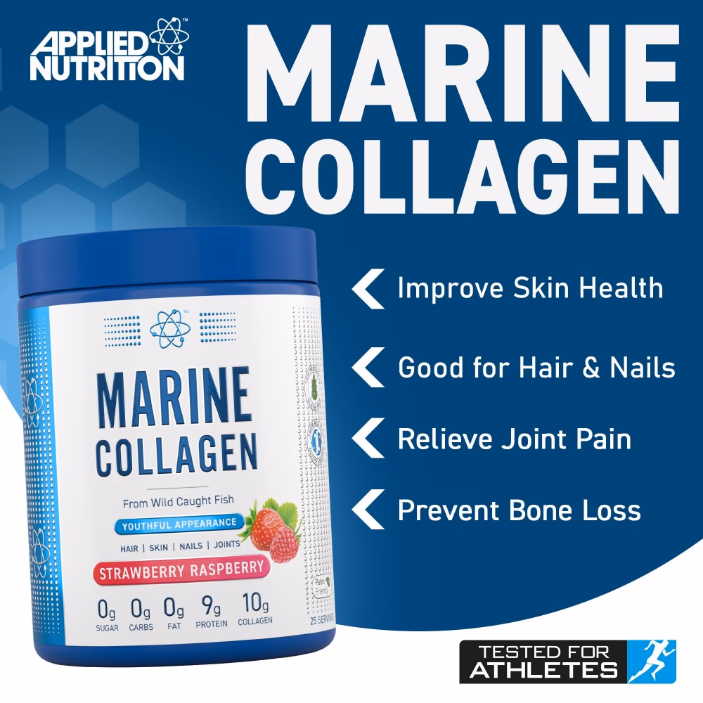 Applied Nutrition Collagen Powder Strawberry and Raspberry 30 S 2