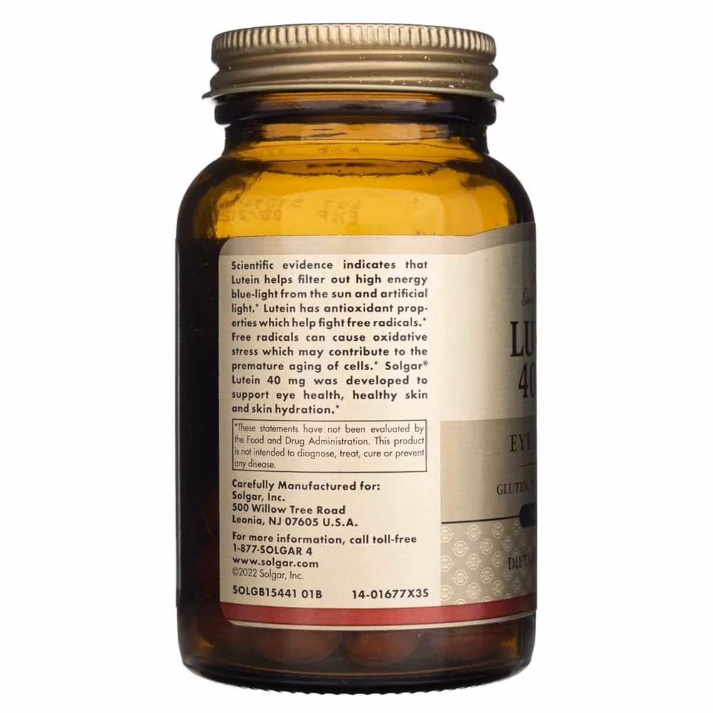 Solgar Lutein 40 mg, 30 Softgels 2