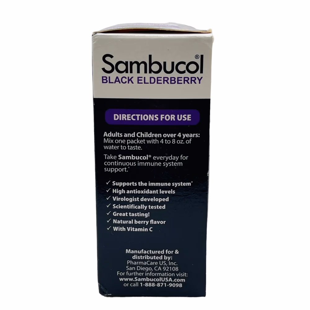 Sambucol Baby Immune Support – Black Elderberry Powder 14 Sachets 2