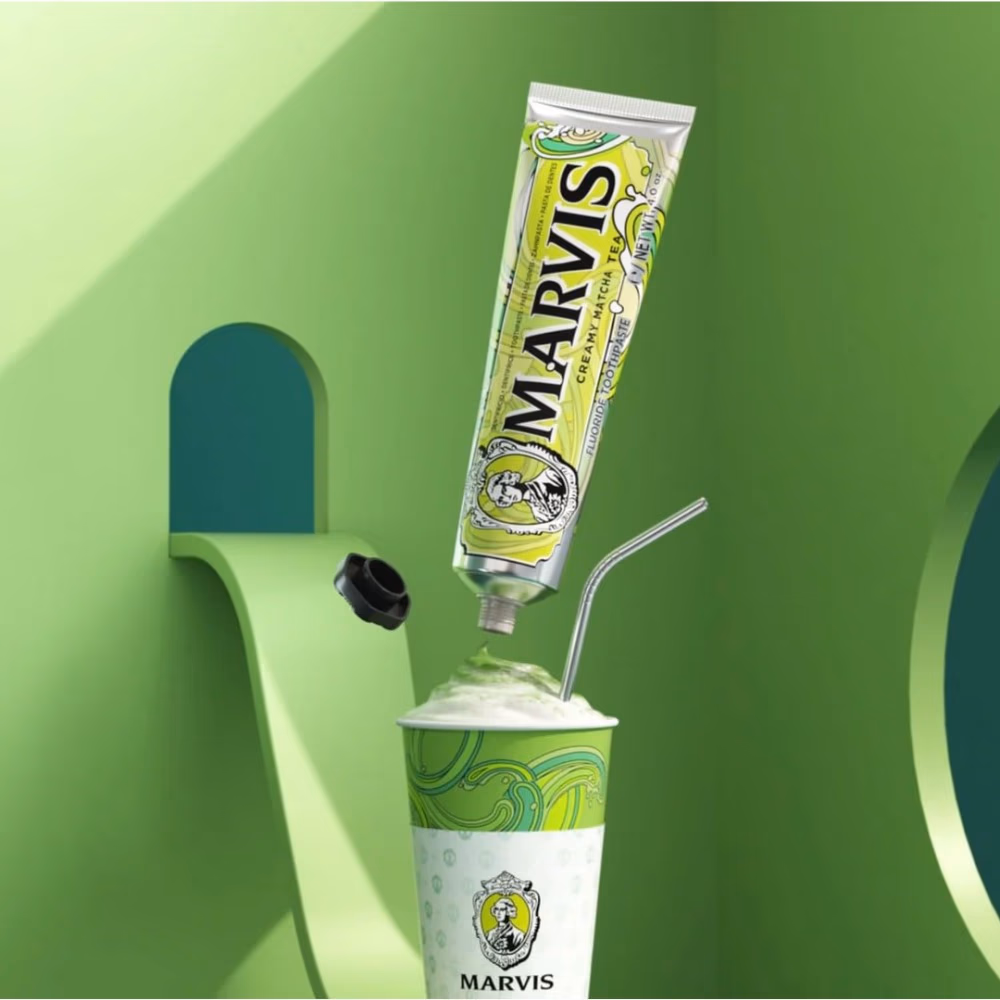 Marvis Creamy Matcha Tea Toothpaste 25ml 4