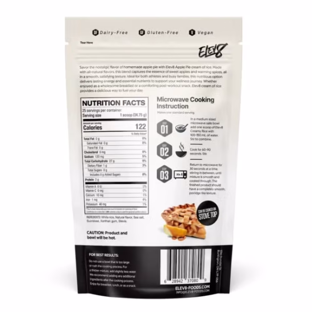 ELEV8 Creamy Rice Apple Pie 875g 5