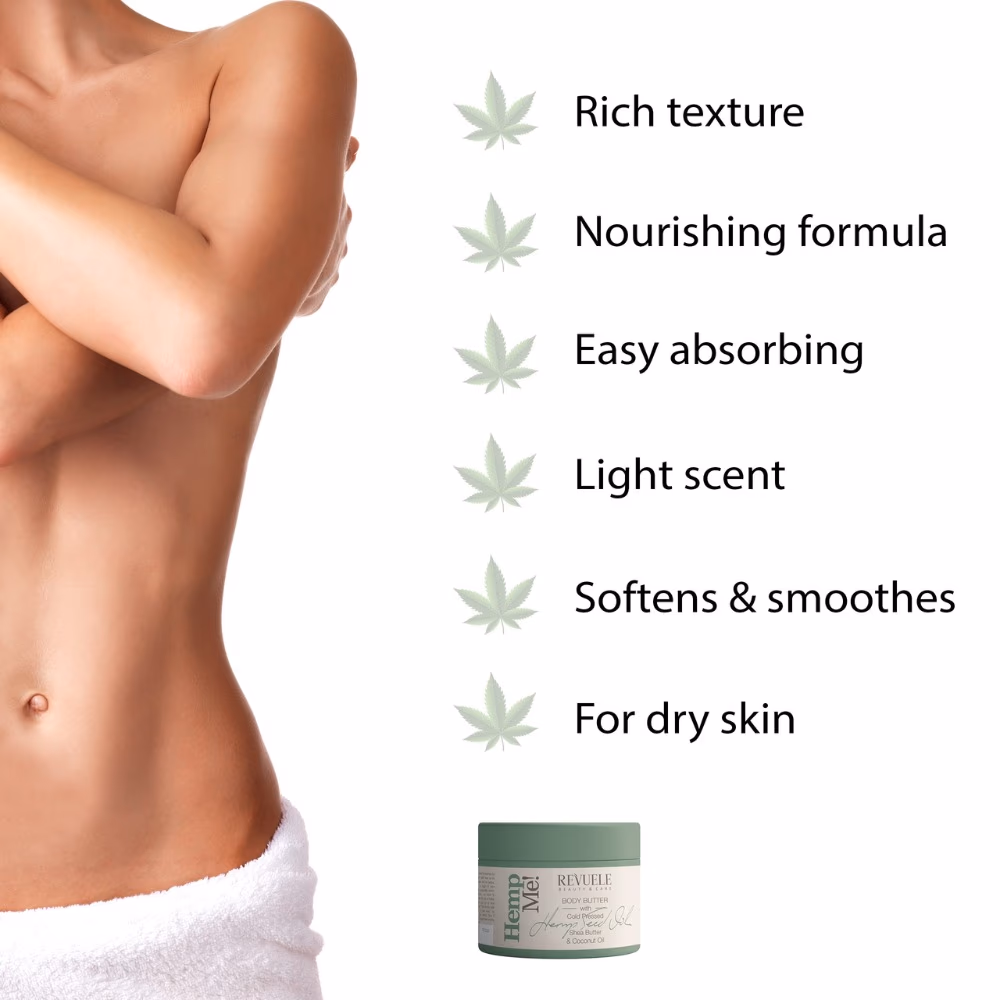 Revuele Hemp Me Body Butter 300Ml 4