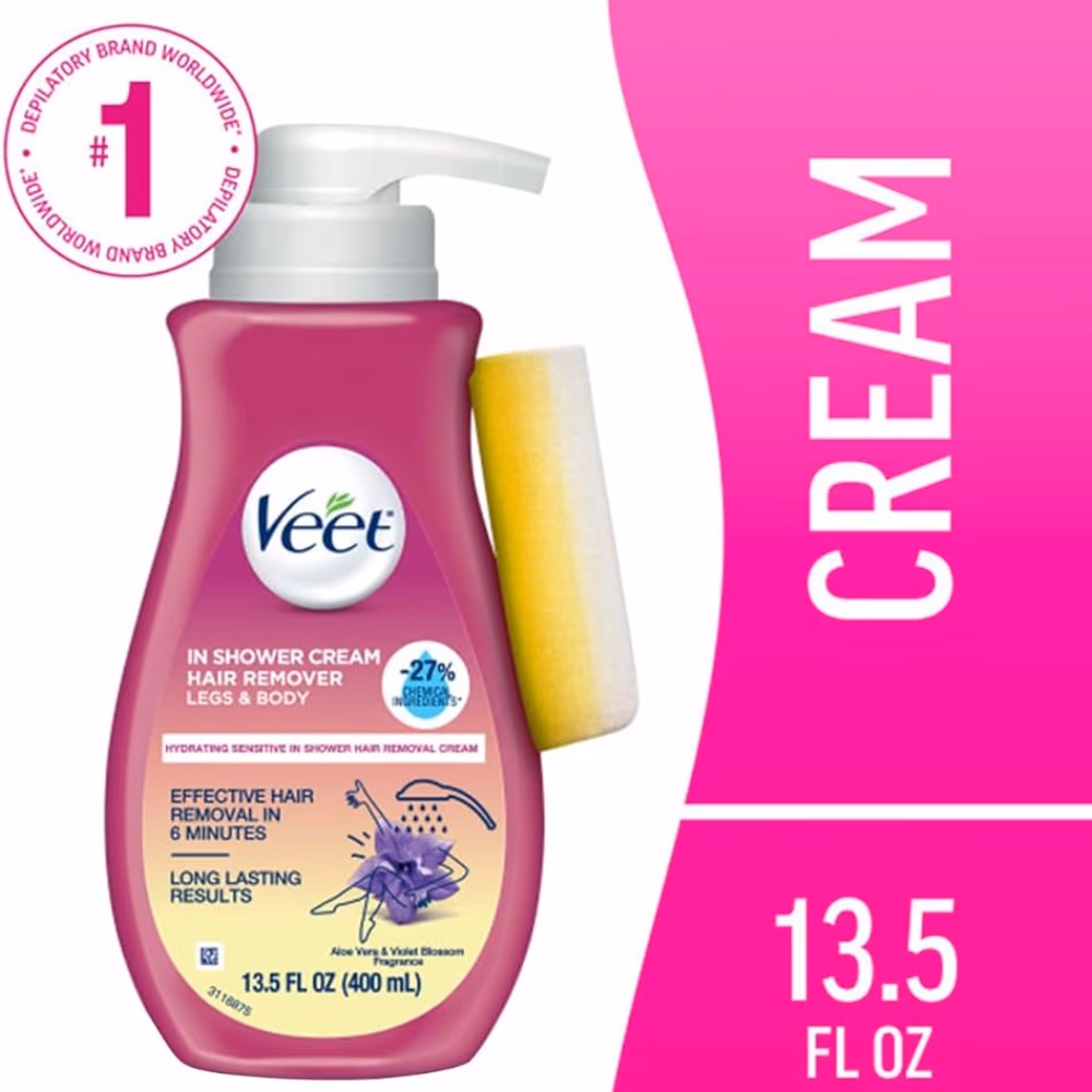 Veet In-Shower Hair Removal Cream 400ml 3