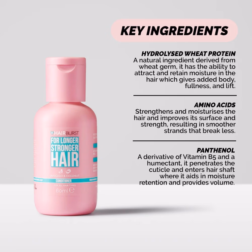 Hairburst Longer Stronger Hair Conditioner 60ml 3