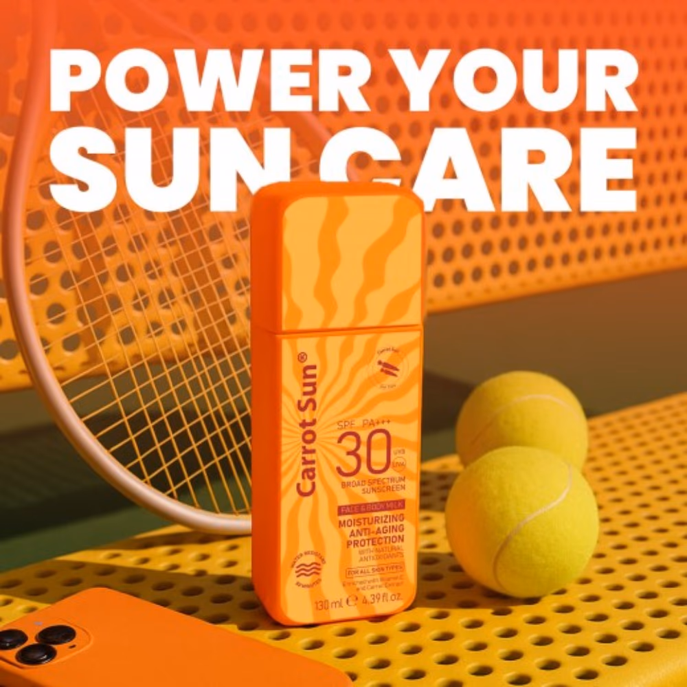 Carrotsun Anti Aging SPF30 Face & Body Milk 130ml 3