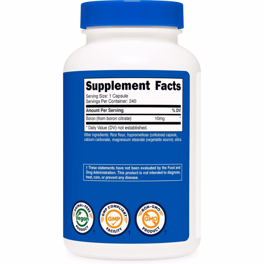Nutricost Boron-240 Capsules  3
