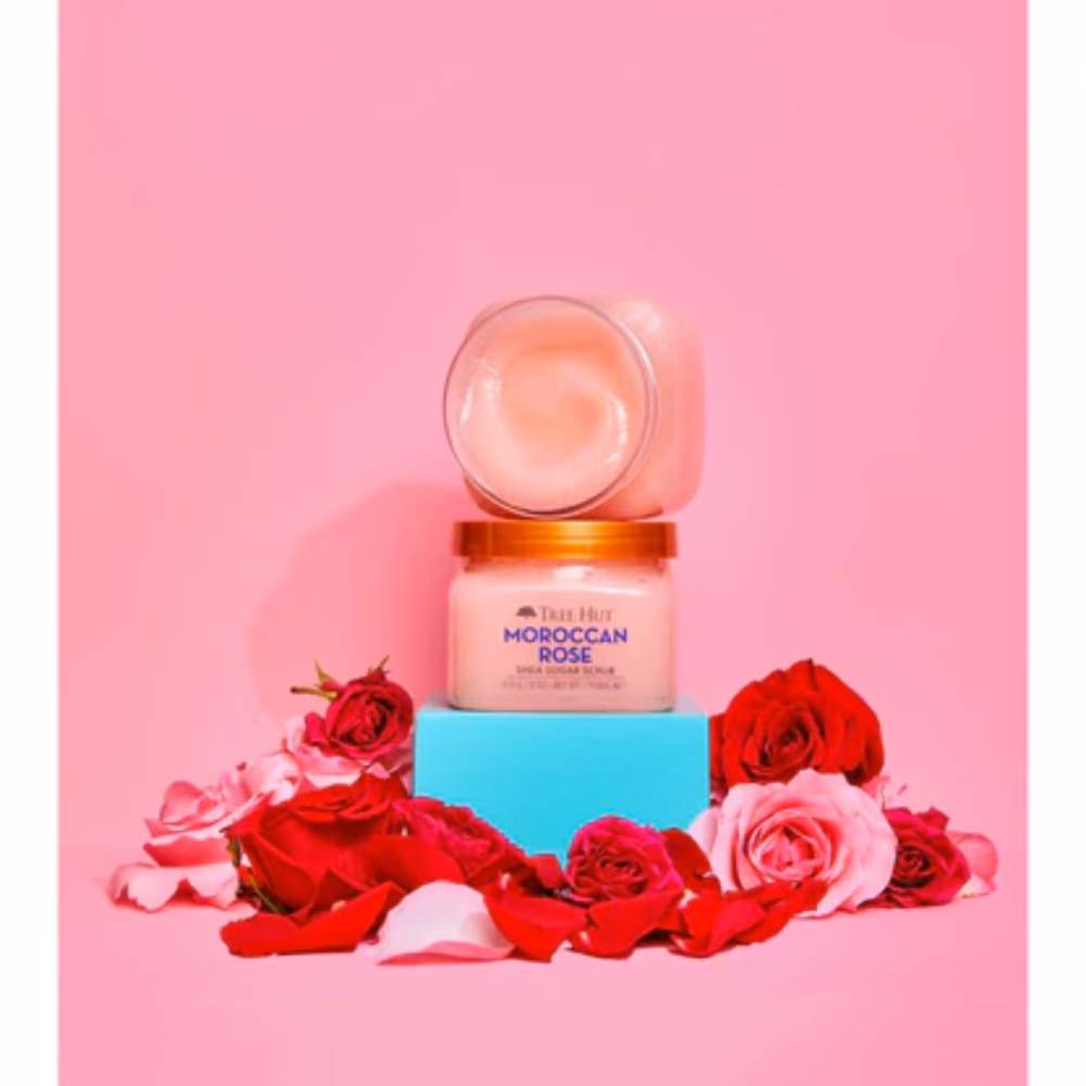 Tree Hut Moroccan Rose Shea Sugar Body Scrub - 510 gm 2