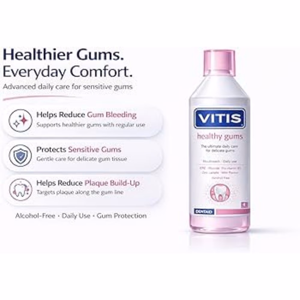 Vitis Healthy Gums Mouth Wash 500ml 4
