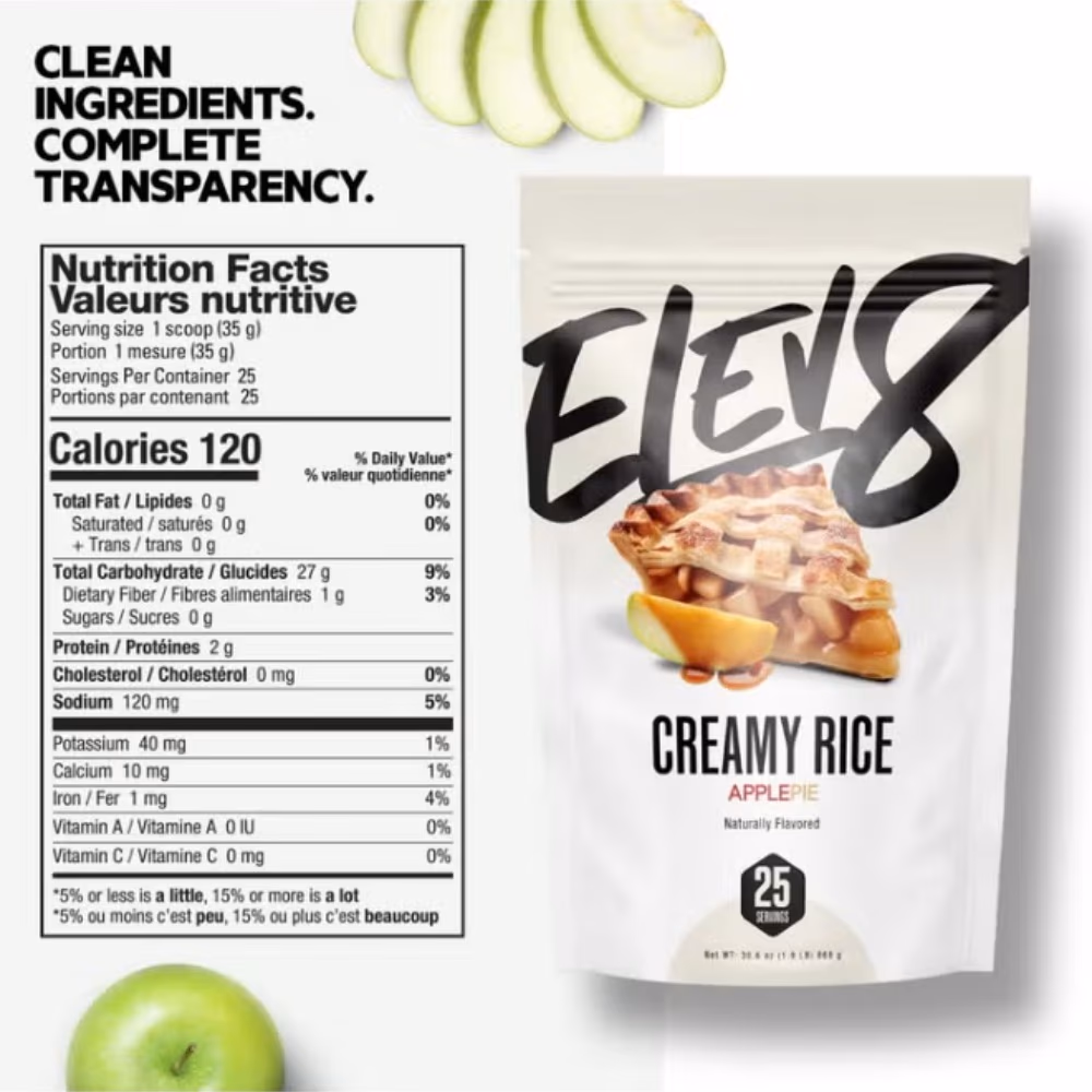 ELEV8 Creamy Rice Apple Pie 875g 3
