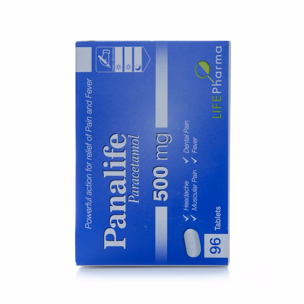 Panalife 500 mg Paracetamol Tablets 96's 2