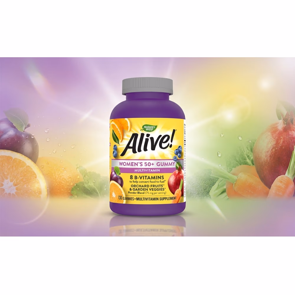 Natures Way Alive Women's 50+ Gummy Multivitamin -60 Gummies 3