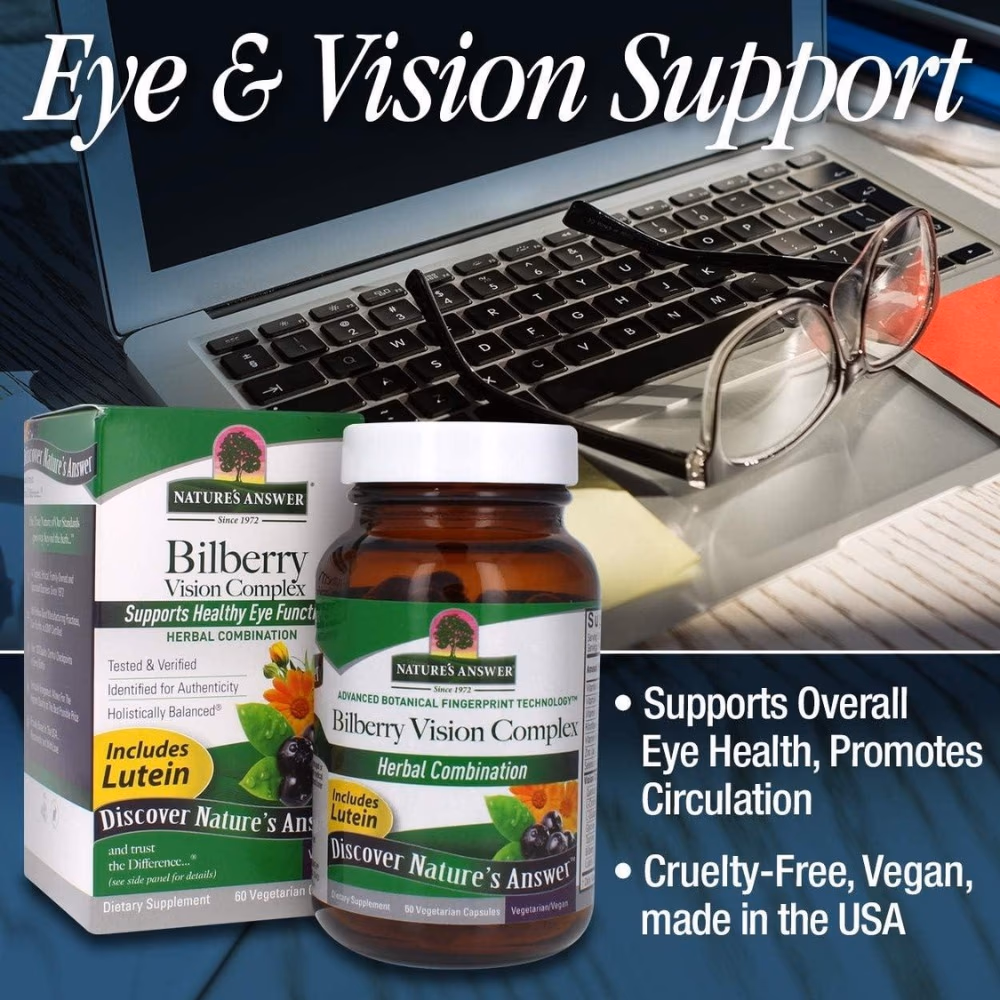 Natures Answer Bilberry Vision Complex-60 Capsules 4