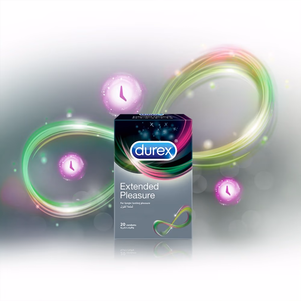 Durex Extended Pleasure Condoms - Pack of 20 5